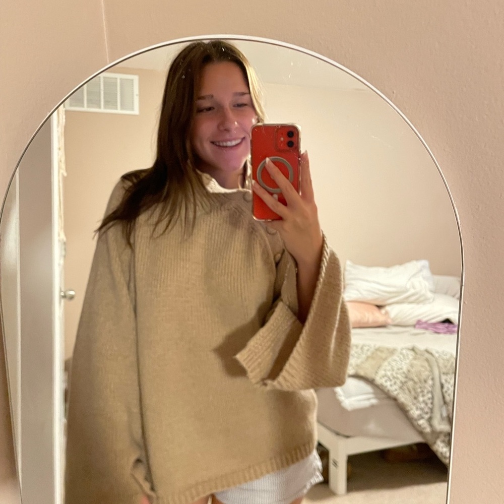Cozy tan sweater